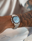 Rolex Daytona Platinum Ice-Blue/Arabic Dial 116506