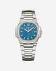 Patek Philippe Nautilus 7010/1G-013 White Gold Blue Wave Dial 32mm