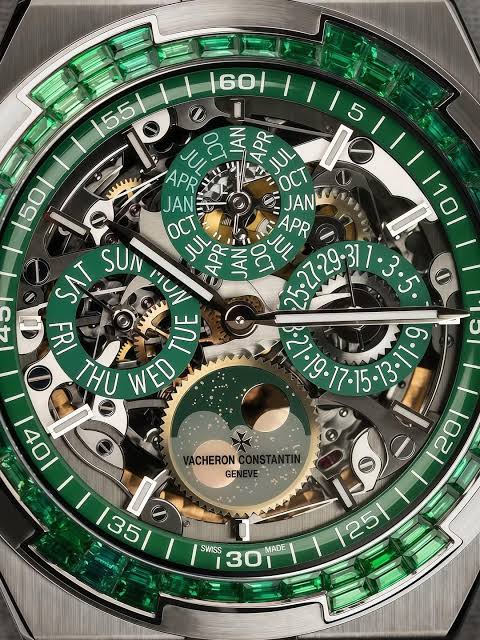 Vacheron Constantin Overseas Perpetual Calendar Ultra-Thin Skeleton Emerald [Off-Catalog]