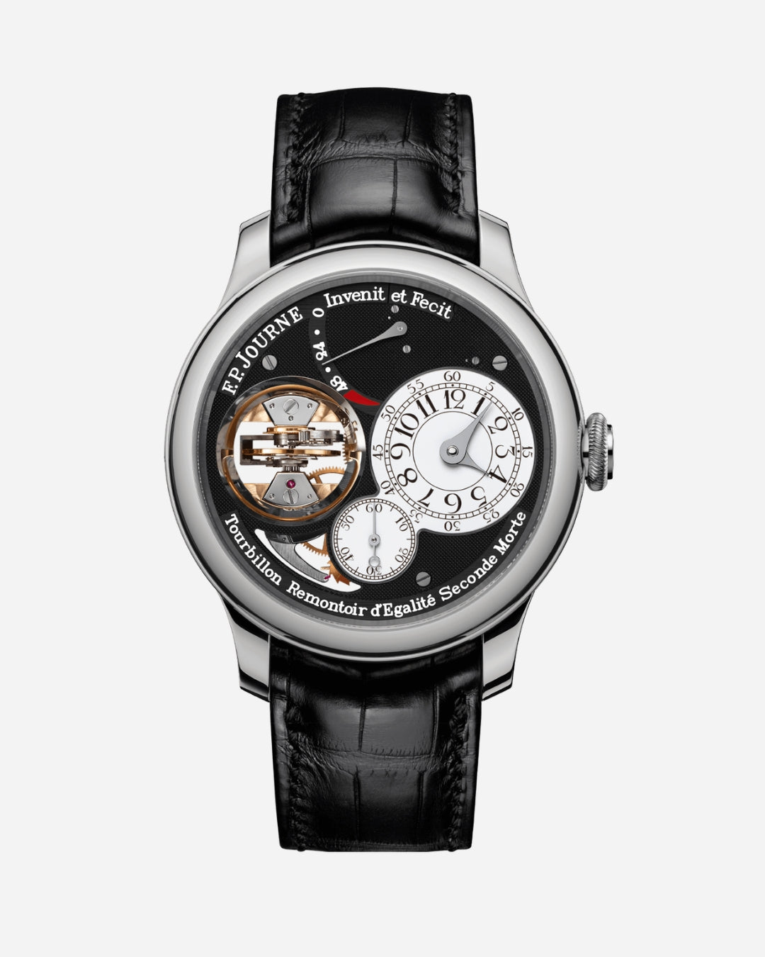 F.P. Journe Tourbillon Souverain Vertical Platinum Black Label