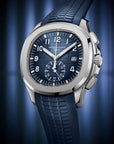 Patek Philippe Aquanaut 5968G-001 Flyback Chronograph Blue Dial 42mm