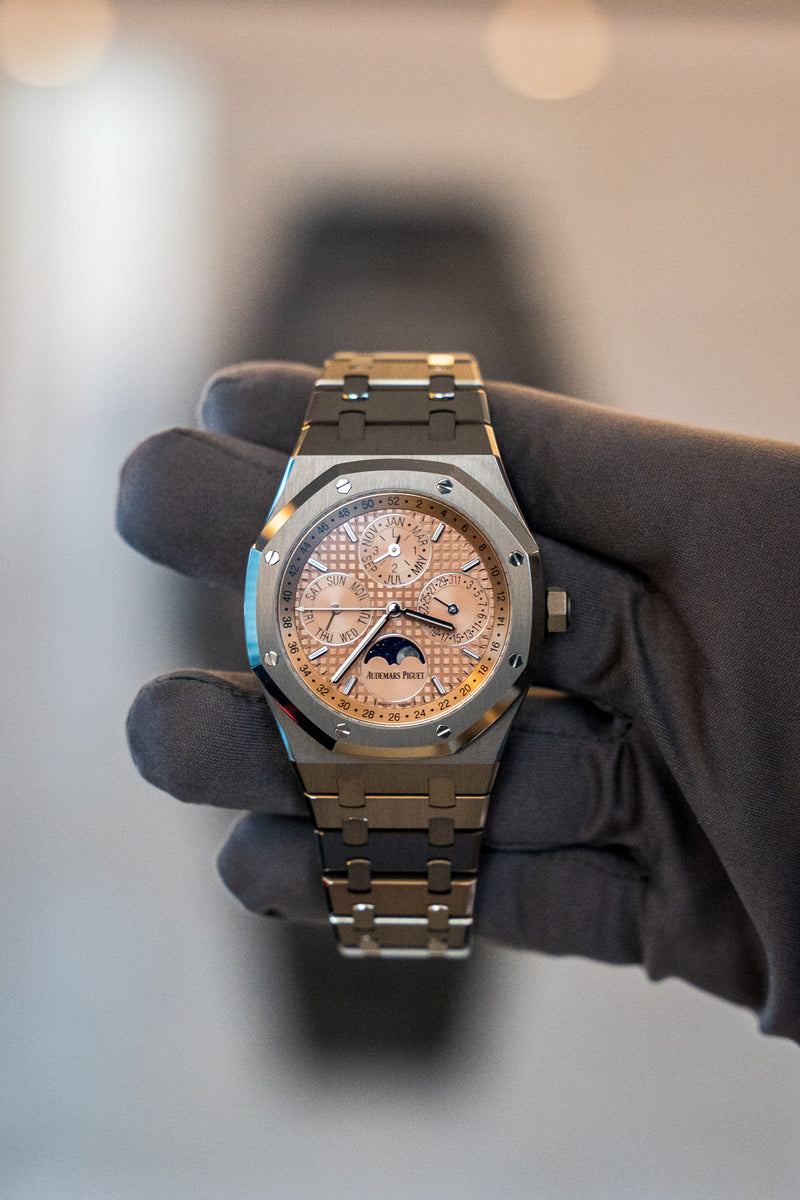 Audemars Piguet Royal Oak Perpetual Calendar Salmon Titanium