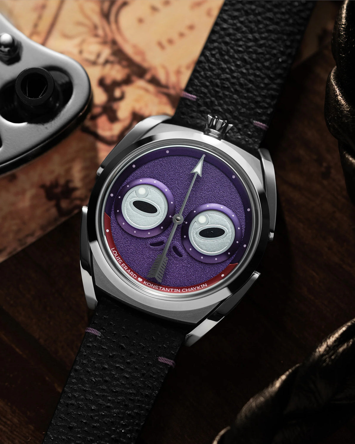 Louis Erard x Konstantin Chaykin Unfrogettable Purple Titanium 40mm