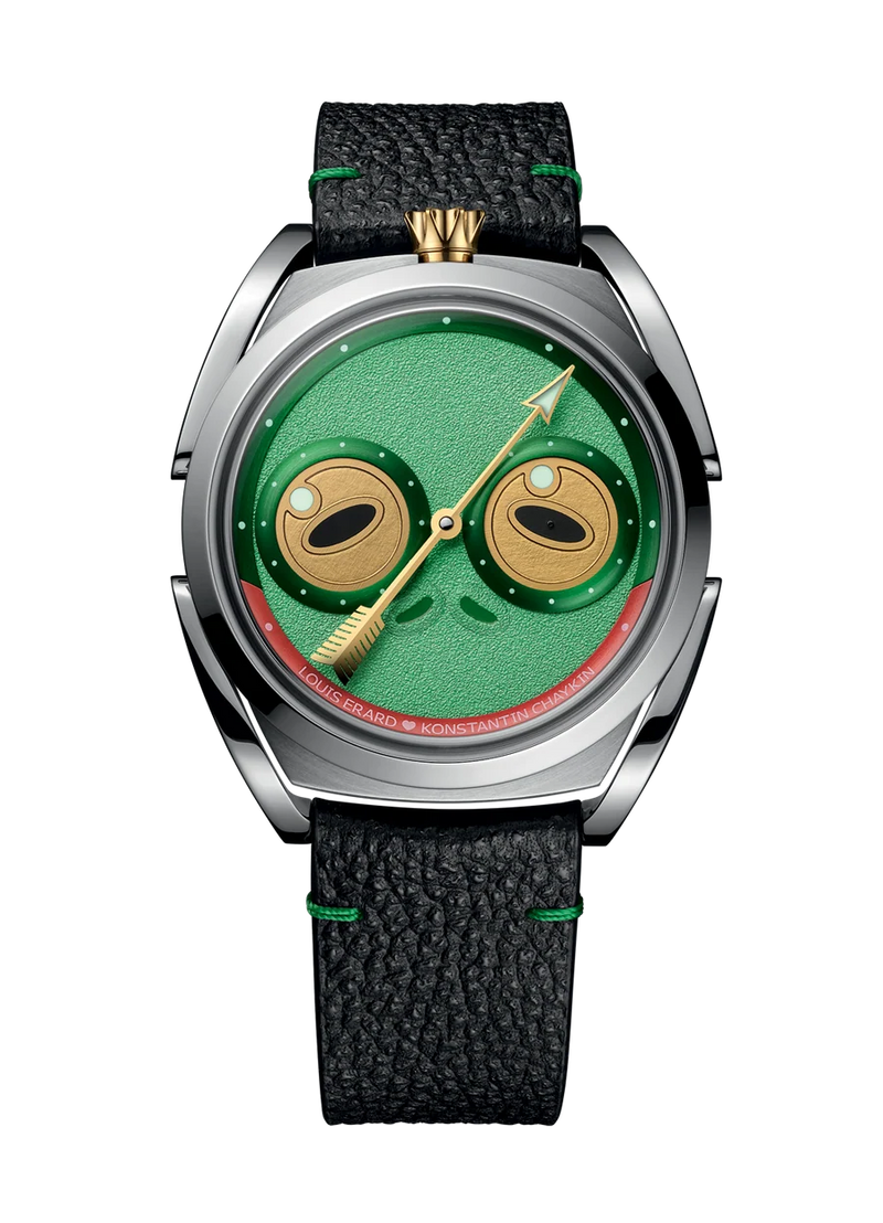 Louis Erard x Konstantin Chaykin Unfrogettable Green Titanium 40mm