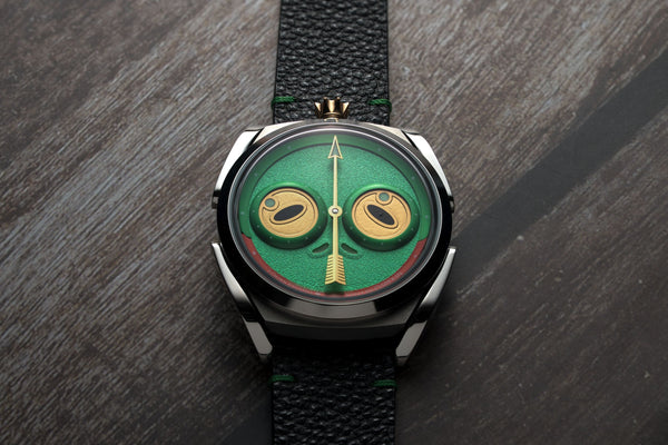 Louis Erard x Konstantin Chaykin Unfrogettable Green Titanium 40mm