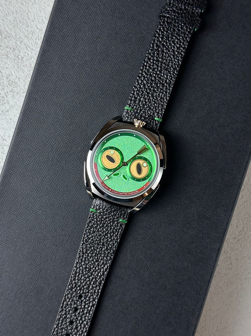 Louis Erard x Konstantin Chaykin Unfrogettable Green Titanium 40mm