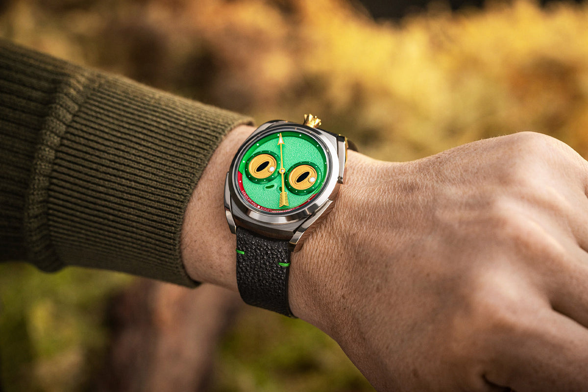 Louis Erard x Konstantin Chaykin Unfrogettable Green Titanium 40mm
