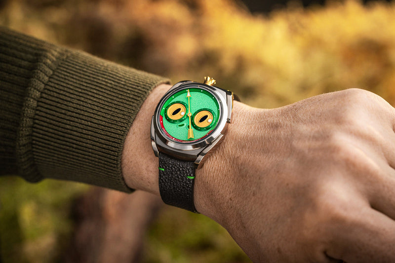Louis Erard x Konstantin Chaykin Unfrogettable Green Titanium 40mm