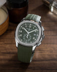 Patek Philippe Aquanaut 5968G-010 Flyback Chronograph Green Dial 42mm