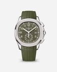 Patek Philippe Aquanaut 5968G-010 Flyback Chronograph Green Dial 42mm