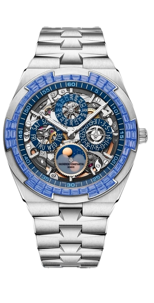 Vacheron Constantin Overseas Perpetual Calendar Ultra-Thin Skeleton Sapphire Off-Catalog 4307V220G-236C
