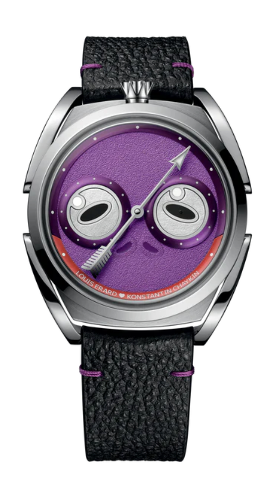 Louis Erard x Konstantin Chaykin Unfrogettable Purple Titanium 40mm