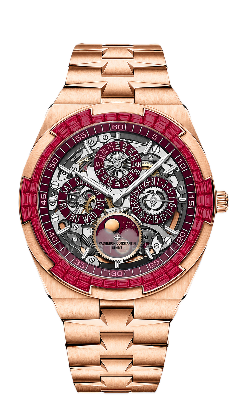 Vacheron Constantin Overseas Perpetual Calendar Ultra-Thin Skeleton Ruby Off-Catalog 4307V1220R-239C