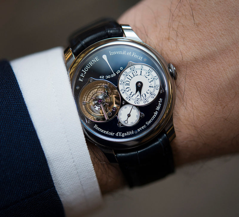 F.P. Journe Tourbillon Souverain Vertical Platinum Black Label