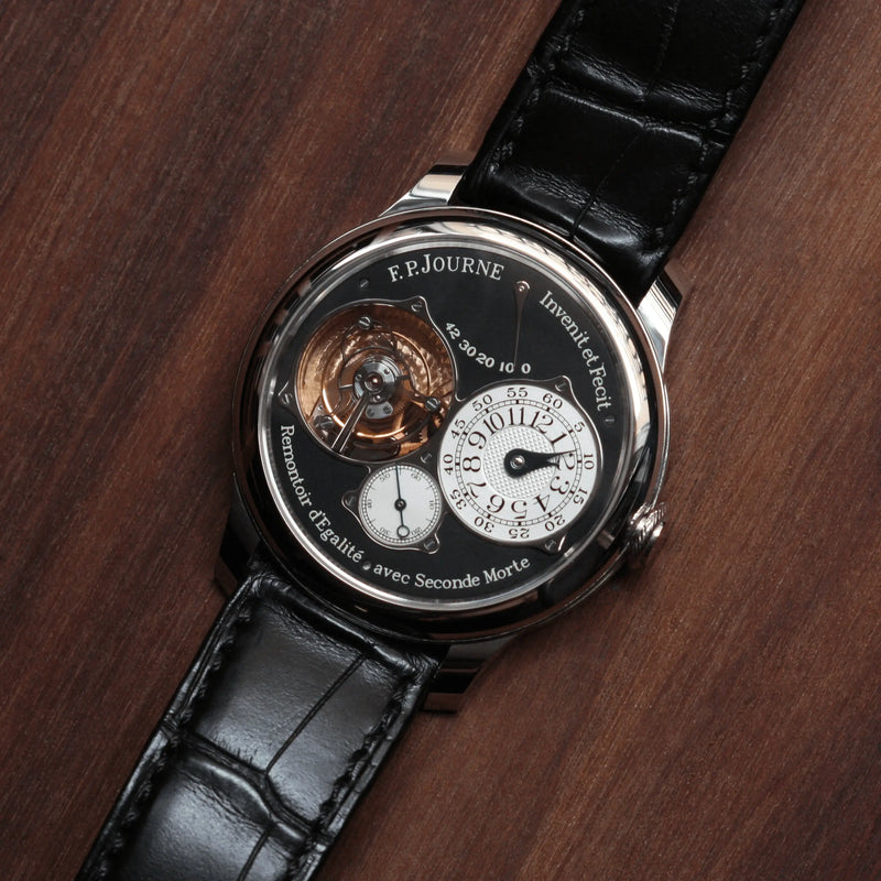 F.P. Journe Tourbillon Souverain Vertical Platinum Black Label