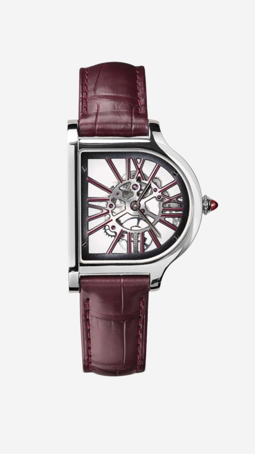 Cartier Cloche WHCC0005 Platinum Skeleton