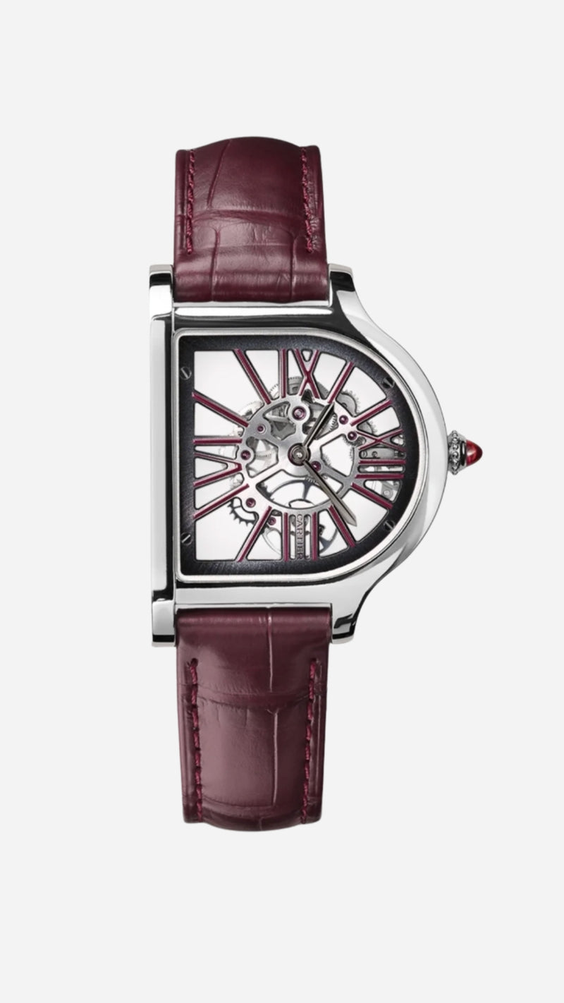 Cartier Cloche WHCC0005 Platinum Skeleton