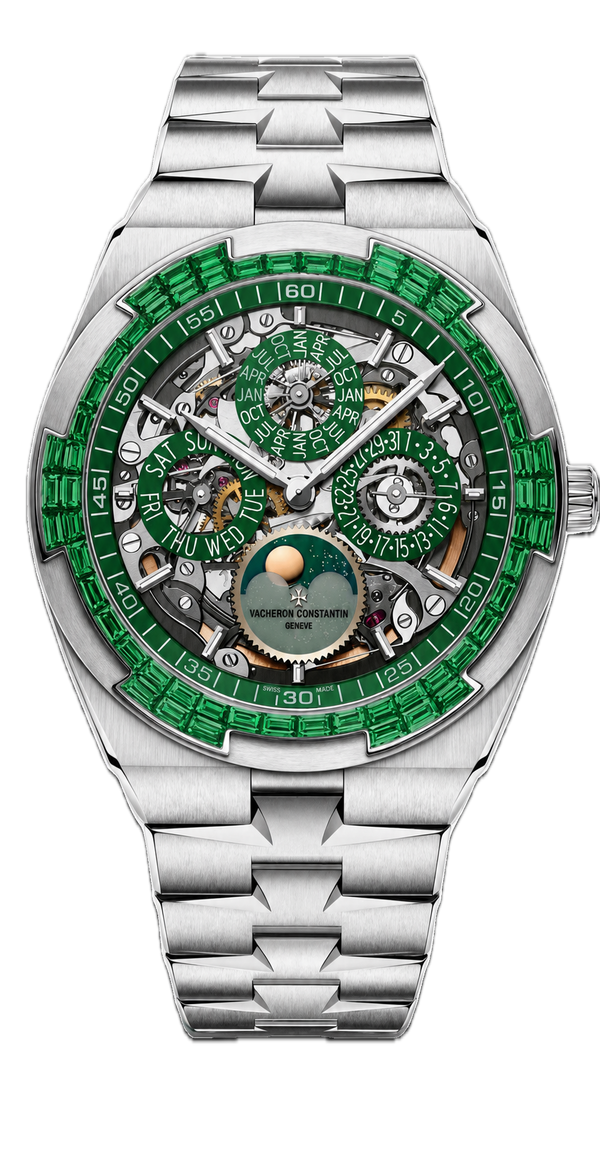 Vacheron Constantin Overseas Perpetual Calendar Ultra-Thin Skeleton Emerald [Off-Catalog]