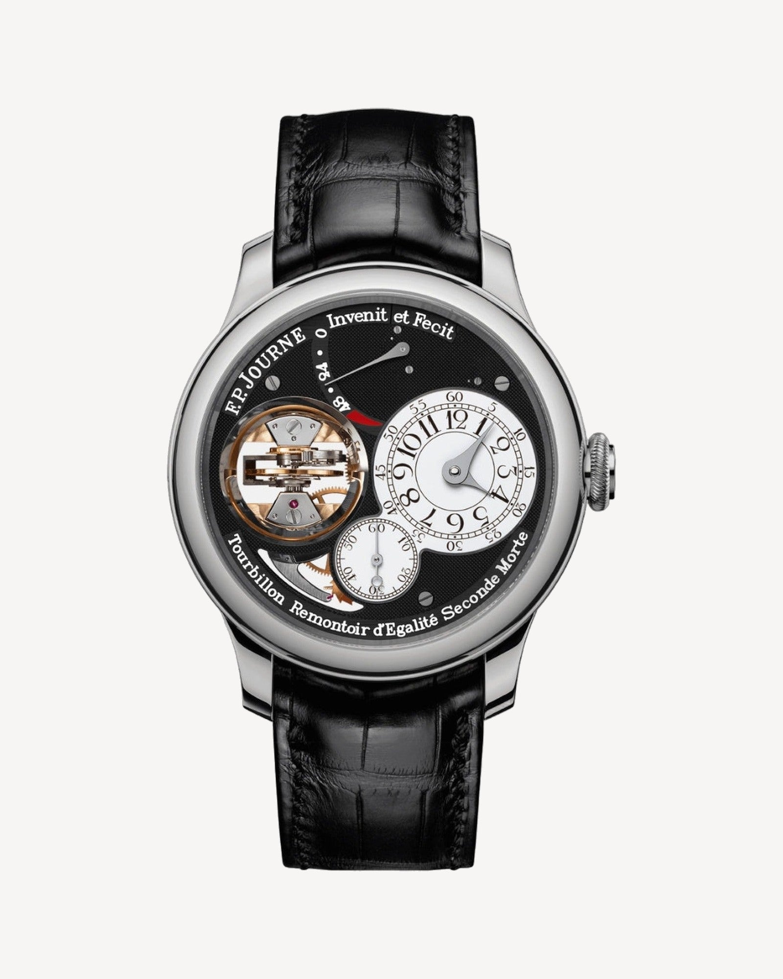 F.P. Journe Tourbillon Souverain Vertical Platinum Black Label
