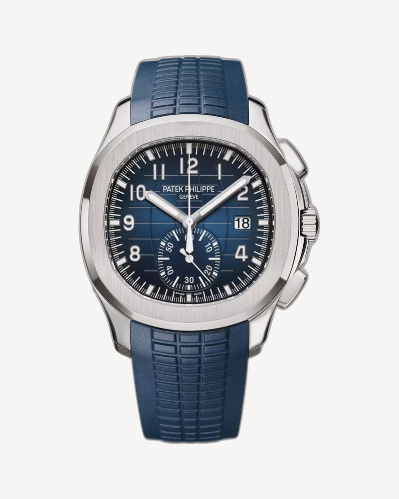 Patek Philippe Aquanaut 5968G-001 Flyback Chronograph Blue Dial 42mm