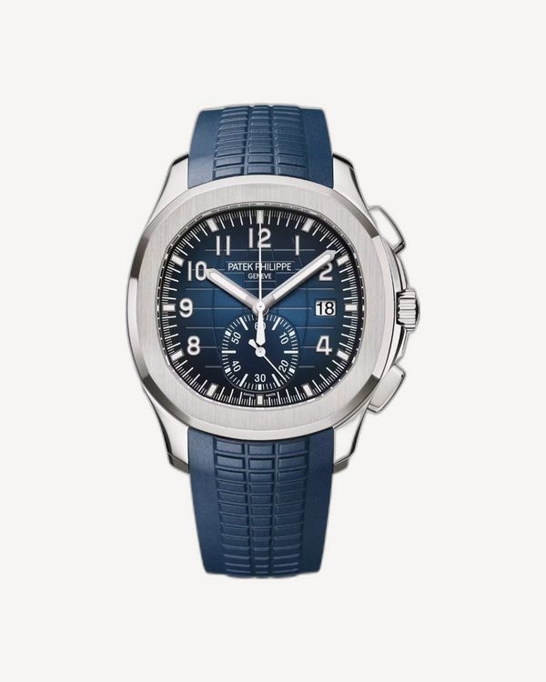 Patek Philippe Aquanaut 5968G-001 Flyback Chronograph Blue Dial 42mm