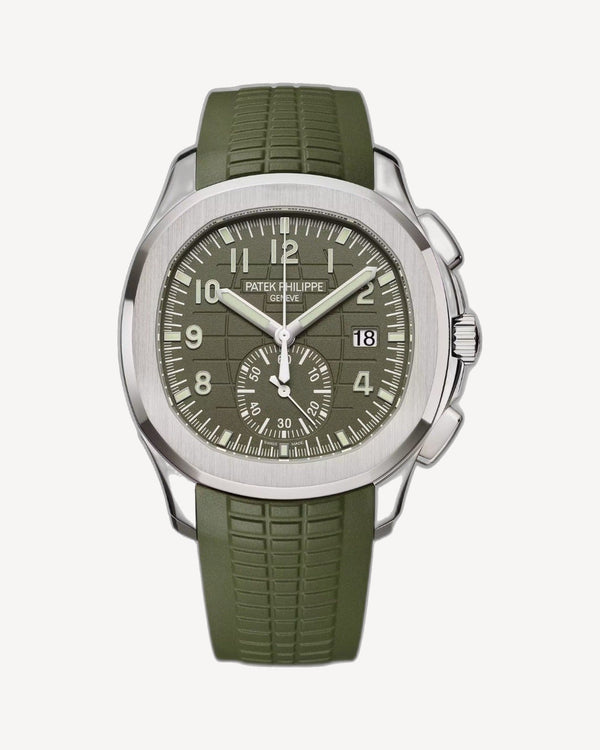 Patek Philippe Aquanaut 5968G-010 Flyback Chronograph Green Dial 42mm