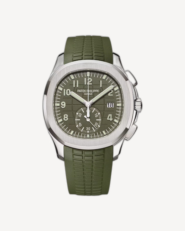 Patek Philippe Aquanaut 5968G-010 Flyback Chronograph Green Dial 42mm