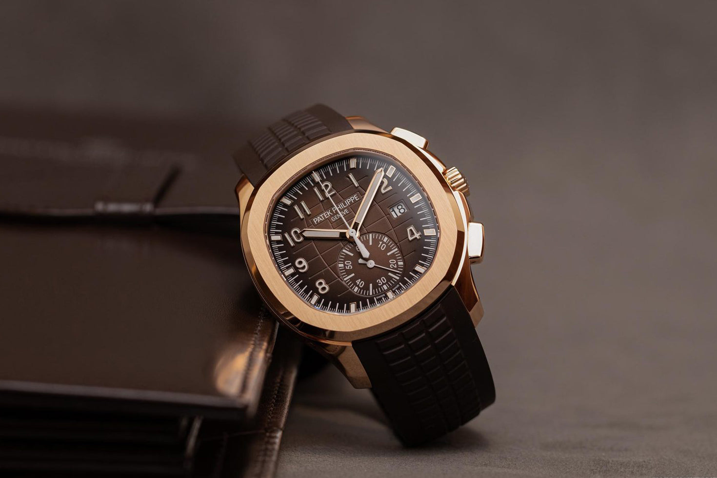 Patek Philippe Aquanaut 5968R-001 Flyback Chronograph Green Dial 42mm
