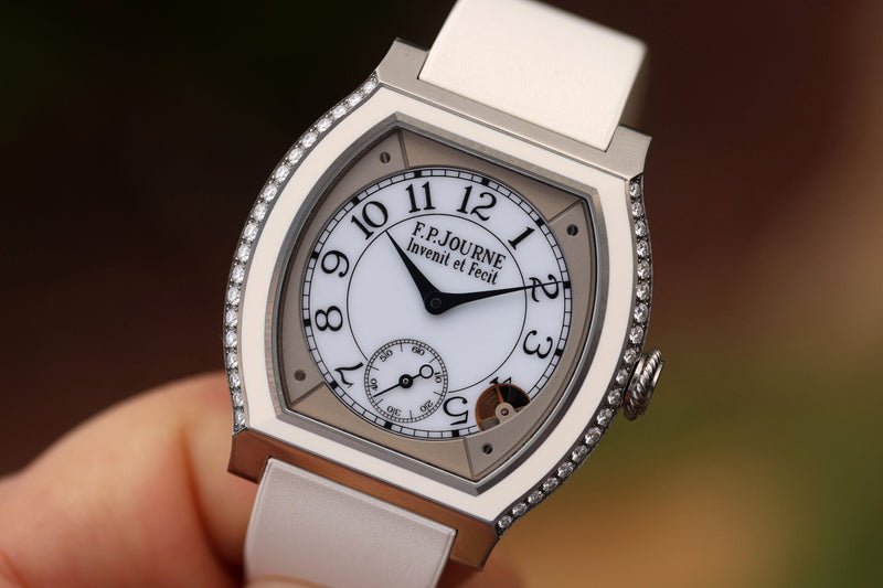 F.P. Journe Élégante 40 Titanium 2 Rows of Diamonds