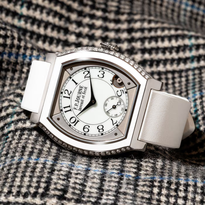 F.P. Journe Élégante 40 Titanium 2 Rows of Diamonds