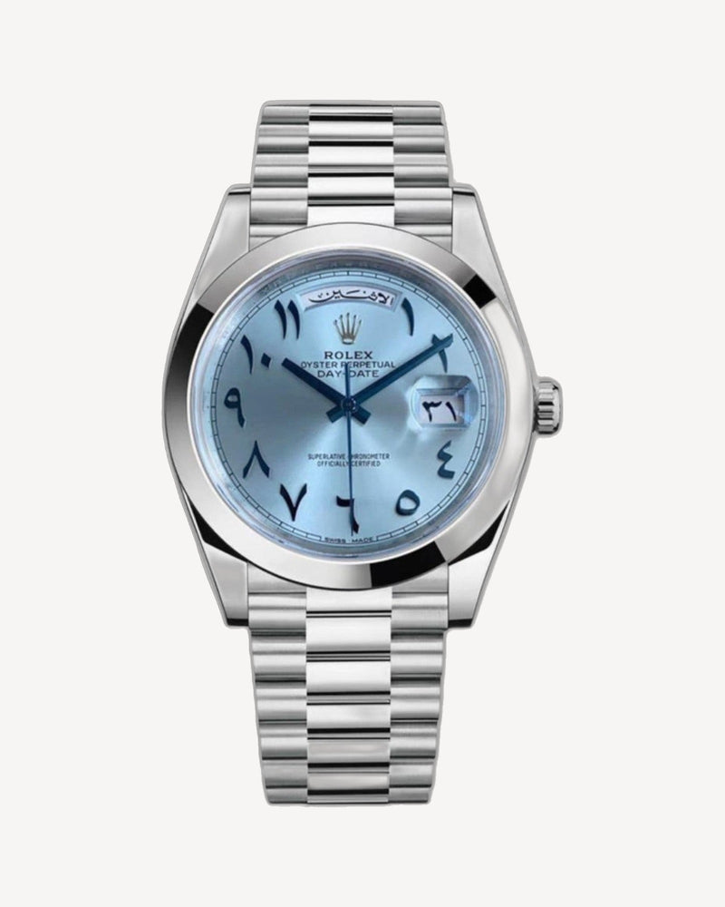 Rolex Daydate Platinum Arabic Dial 228206-0025