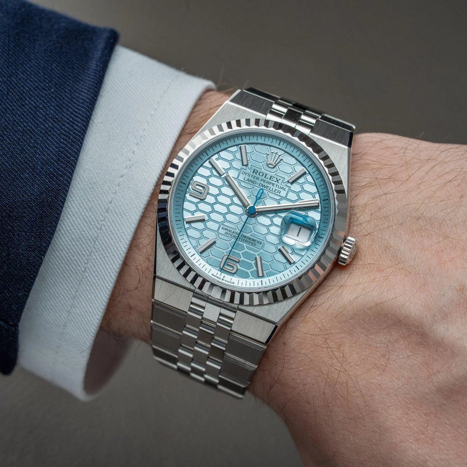 Rolex Land Dweller 127336 Platinum