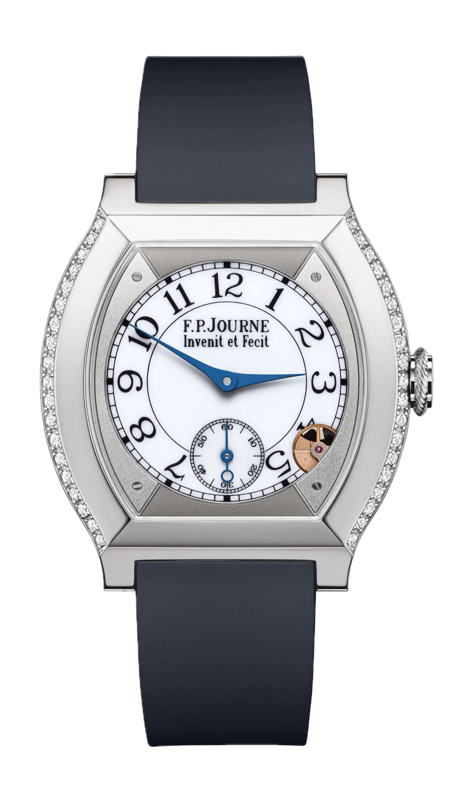 F.P. Journe Élégante 40 Titanium 2 Rows of Diamonds